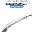 Front Bumper Chrome Trim Molding Compatible with Mercedes Benz E-Class Sedan 2014-2016 W212 E250 E350 E400 E500 E550 (Passenger's Side/Right Side: A2128852874)