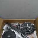 52 Inch Black Ceiling Fans with Lights and Remote, Flush Mount Low Profile Ceiling Fan for Bedroom, Living Room, Patio, Dimmable 6 Speeds Noiseless Reversible, ETL Listed