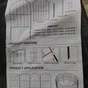 VANCASTLE Decorative Garden Fence Outdoor, Total 10.5ft (L) x 24in (H), Rustproof Metal Landscape Barrier Fence, Black Fence for Yard, Patio Lawn, 8 Panels Black Metal Fencing for Outdoors, 8pcs