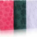 Gilprop 3 Pcs St. Patrick's Day Easter Hand Towels 3D Jacquard Shamrock Bunny Heart Bathroom Hand Towels 14'' x 29'' Cotton Seasonal Decorative Towel Set for Kitchen Home Decor, Gifts