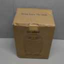 GiveBest Portable Electric Space Heater with Thermostat, 1500W/750W Safe and Quiet Ceramic Heater Fan, Heat Up 200 Square Feet for Office Room Desk Indoor Use, Silver