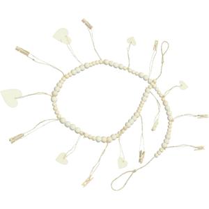 Zerodeko DIY Picture Display Wooden Beads Photo Hanging Clips String Home Decor