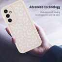 MOWIME Compatible with Samsung Galaxy A16 5G Case, Cheetah Print Shockproof Soft TPU Protective Cover for Women Girls, Slim Anti Scratch Leopard Case for Galaxy A16 5G 6.7 Inch, White