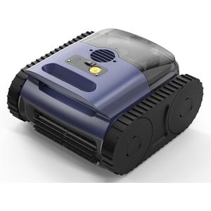 SAT 25 Cordless Robotic Pool Vacuum, AI Sonar Navigation, 180 Mins Runtime, Wall Climbing Auto Cleaner for Inground Pools - Not Fit for Pools with Sharp Steps or Raised Floor Drains (Used)