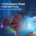 Portable Air Conditioners fan, Evaporative Air Cooler, USB Personal Mini Air Cooler with 3 Wind Speeds & 3 Timers Touch Screen Desktop Cooling Fan for for Home Room Camping Car Office