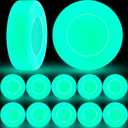 Deekin Ice Hockey Puck Glow in The Dark Pucks Green Floor Party Pucks Bulk Street Hockey Puck for Youth Adults Outdoor Games Gifts Practicing & Training