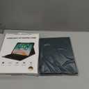 OYEEICE Keyboard Case for iPad 9.7 Inch 6th/5th Gen 2018/2017, Detachable 7 Color Backlit Wireless Keyboard Case for iPad Air 2 with Pen Holder - Teal (Classic Style)