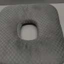 Ear Piercing Pillow for Side Sleepers with an Ear Hole for CNH and Ear Pain Ear Inflammation Pressure Sores, Cotton O-Shaped Side Sleeping Pillow, Ear Guard Pillow (Gray)