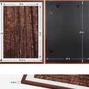 20x28 Poster Frame, Solid Wood 20x28 Frame with Mat for 16x24 Photo, Large Picture Frame 20x28-Horizontal and Vertical Wall Hanging for Home, Exhibition, Caffe(Brown)