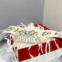 JETKONG 3 Pcs Bachelorette Party Decorations BRIDE Crown, Bride to Be Sash&Veil for Women Bachelorette Party Gifts, Bridal Shower Supplies, Gifts, Favors (Silver)