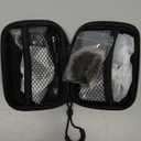 PQRQP 3 in 1 Microphone for iPhone/Android/Camera, Wireless Microphones, 328ft Transmission, 18H Battery Life, Mini Microphone for Record Interview, Vlogs, YouTube, Tiktok (Ebony Black)