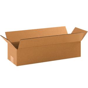 BOX USA Shipping Boxes 18"L x 6"W x 4"H 25-Pack Long Corrugated Boxes for Moving, Shipping, Mailing, Packing, Packaging and Storage