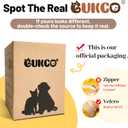 GUKCO Interactive Dog Toys, Squeaky Moving Ball Toy with Jumping & Music Modes, Rechargeable Plush Chew Toys for Small/Medium/Large Dogs to Keep Puppy Busy Pet Toys (Chick)