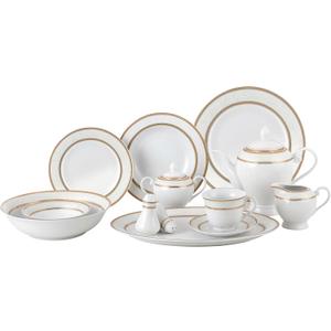 Lorenzo Amelia 57-Piece Dinnerware Set, Service for 8