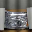 Dasbecan OE Projector Halogen Headlights w/LED Signal DRL Compatible With Dodge Ram 1500 2500 3500 2013-2018 Right Passenger Side Headlamp assembly Chrome Trim w/Bulbs Replaces#68324940AD CH250329