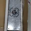 Modern LED Small Bathroom Lights Fixtures 3-Light,Metal Black Acrylic Wall Lighting,Vanity Lights for Bathroom Over Mirror 6000K 16in (16.14 in)