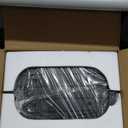 iTouchless 13 Gallon Oval Sensor Trash Can with AC Adapter & Odor Filter, 50L Automatic Kitchen Bin, Fingerprint-Proof Stainless Steel, Hands-Free Motion Lid, Quiet Soft-Close, Brushed Silver