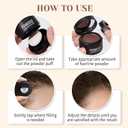 2 x Hairline Powder Instantly, Fill In Fine or Root Touch up powder,Thinning Hair Instantly Thicker Touch Up for Windproof&Sweatproof, Darkroot touch up for Men & Women (LIGHT BLONDE0.14Ounce)