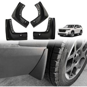 Muslogy for Honda Pilot 2023 2024 2025 2026 Mud Flaps Splash Guards Front & Rear Fender Mud Guard Accessories Compatible with 4th Gen Honda Pilot 2023-2026 Sport EX-L TrailSport Touring Elite