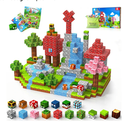 150PCS Magnetic Blocks-Magnetic Building Blocks Magnet Toys Set Stacking Forest World with Magnet Construction Toys STEM Sensory Gift for Kids Toddlers Boys & Girls Birthday Gifts Ages 3+