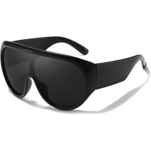SODQW Oversized Sunglasses for Women and Men Large Frame Sunglasses UV Protection Eyewear for Driving and Beach