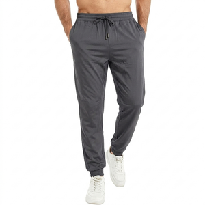 Indoner Men's Fleece Joggers Sweatpants – Thermal Tapered Athletic Fit Jogging Pants with Zipper Pockets Lightweight Soft Warm Winter Bottoms for Cold Weather Running Hiking Gym WFH Lounge Wear, XL