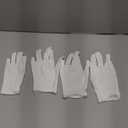 3 Pairs White Cotton Gloves for Dry Hands Eczema SPA Moisturizing - Work Glove Liners for Serving Costume Inspection