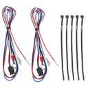 X AUTOHAUX Tow Mirrors Wiring Harness for Chevrolet Silverado 1500 2500 HD 2014-2018 for GMC Sierra 1500 2500 HD 2014-2018 Tow Mirror Adapter Harness for Cargo Running Turn Signals Light