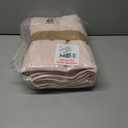 HOMELOVER 4 Piece Towel Set - 100% Organic Cotton 2 Bath Towels & 2 Hand Towels - 500 GSM, Hotel Quality, Soft, Highly Absorbent & Quick Drying Wash Towels for Kitchen & Bathroom (Seashell Pink)