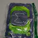 OPLiRRK for Samsung Galaxy Tab A9/A11 8.7-Inch 2023/2025 Case.【NO A9+ Plus】 360 Rotating Stand Shoulder Strap Heavy Duty Shockproof Protective Silicone Case (Navy Blue Green)