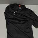 Hanes Sport Women's Cool DRI Performance Polo, Black, XXX-Large