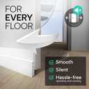 Vellure Door Draft stoppers for Bottom of Door - New Premium Door Sweep/Door Seal Strip (Save Energy installs Quickly and Easily) Door Weather Stripping, Ideal for Keeping Out Cold (5x39 White)