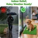 Artificial Turf Grass Outdoor: Grass Pad for Dogs Indoor Potty Training, Replacement Turf Rug for Patio Balcony Lawn Apartment Decoration, Easy to Clean with Drainage Holes(31.5x47.3 inch)