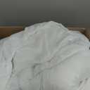 Mattress Topper 60" x 80" x 18" for Back Pain, Extra Thick Mattress Pad Cover, Plush Pillow Top, Deep Elastic Pocket, White 