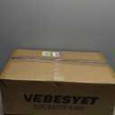 VEBESYET Inflatable Floating Dock Platform with Electric Pump, 8ft × 6.6ft × 8" Thick Multi-Person Floating Island Raft for Beach Lake Boating Ocean