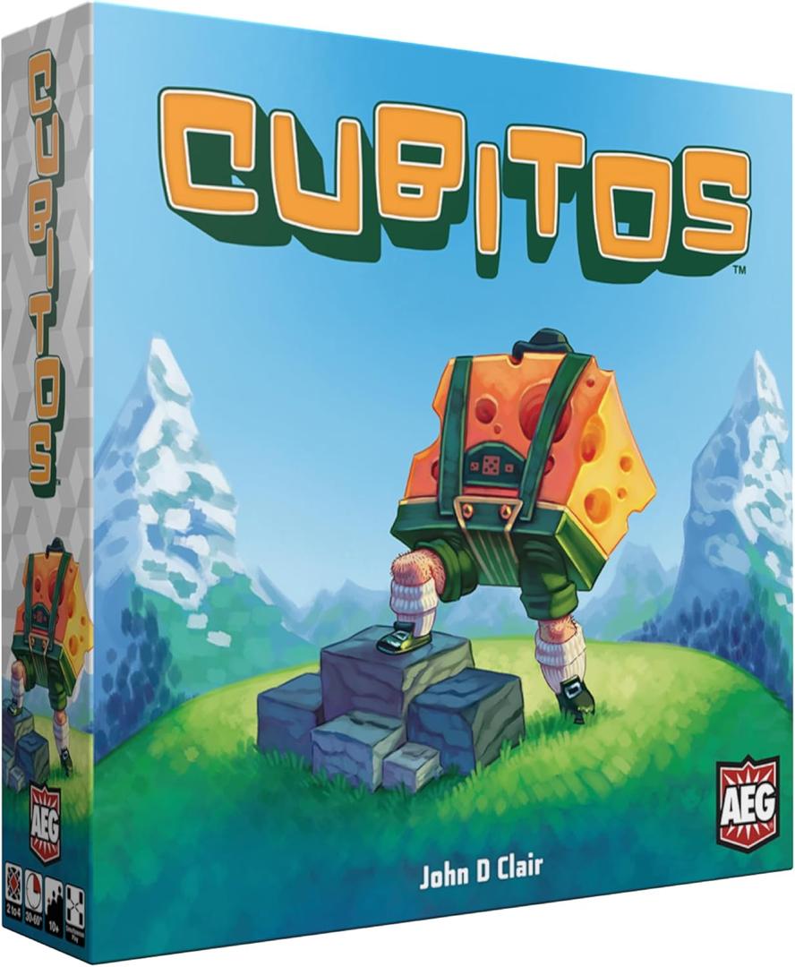 AEG Cubitos Board Game | Award-Winning Dice Racing Game | Push Your Luck Fun for The Whole Family | 2-4 Players | Ages 10+ | 30-45 Minute Playtime