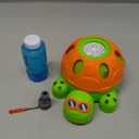 2 in 1 Sprinkler for Kids Summer Toys, Spinning Turtle & Bubble Machine Water Toys Toddler Outdoor Toys Backyard Games Splashing Fun Outside Toys Kids Sprinkler Gifts for Boys Girls