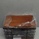 Extra Large Trash Bag Holder Stackable Kitchen Storage, 2 Pack Wall Mounted Pantry Organizers and Storage with Bamboo Top, Garbage Bag Dispenser Under Sink for Laundry Room and Kitchen