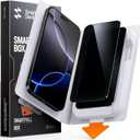 SMARTDEVIL 2 Pack for iPhone 16 Pro Max Privacy Screen Protector, Military Grade Shatterproof, 9H Hardness, Anti-Spy Tempered Glass, Fast & Easy Instlltion, Case Friendly