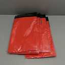 D&Z Plastic Table Cloth Disposable, 6 Pack Red Round Tablecloth Individually Wrapped for Indoor&Outdoor, 84 Inch Table Cover for Party, Picnic, Birthday, Wedding & Dinner