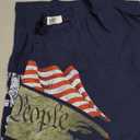 US Flag Constitution of the USA Needs To Be Reread T-Shirt, Size: L