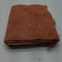 Collive Small Bathroom Rug, 2' x 3' Hand-Woven Low Profile Front Entryway Rug, Terracotta Cotton Reversible Washable Kitchen Rug Modern Farmhouse Carpet for Foyer Bedroom Front Door Fall Decor