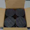 Furniture Risers Bed Risers Heavy Duty 1 inch, 2 inch, 3 inch, 4 inch Round Adjustable Bed Lifts Riser for Desk Legs Table Couch Sofa Chair Refrigerator Washing Machine (1+1+1 Inch, Brown, 4 Pack )