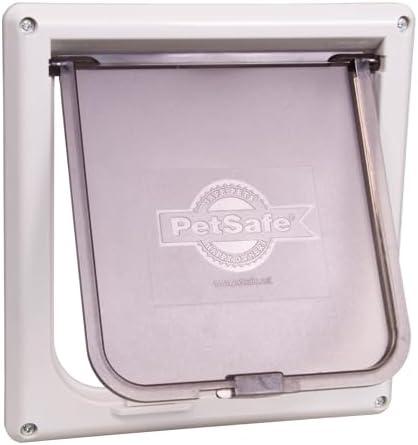 PetSafe Interior Cat Door: 2-Way Locking, Indoor Pet Door Flap - Tinted Privacy Door for Cat Litter Box or Pet Feeder, Built-in Door Lock, Durable Door Frame, DIY Easy Install, Hardware Kit Included