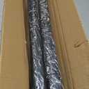 munirater Universal 43.3 inch Black Roof Rack Cross Bar Top Luggage Aluminum Carrier Adjustable Window Frame 2Pcs