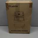 Labiim [Truly Upgrade Foldable] Luxury Towel Warmer, 35L Extra Large Towel Warmer Bucket Fits 4 Oversized 40"x70"Towels, Fast Heat Portable Blanket Heater for Bathroom Spa PJs &More, Pear White