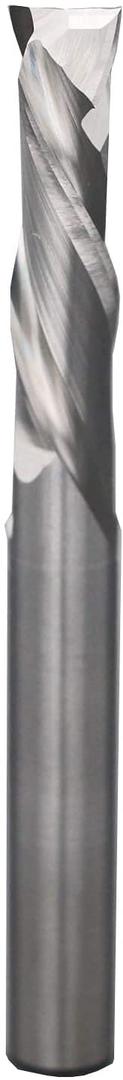 BRF214 Carbide CNC Router Bit 2 Flutes Up/Down Cut Spiral Bit with Solid Carbide Compression and 1/4-Inch Cutting Diameter
