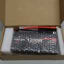 Sunivora 1200 Watt Car Power Inverter 12V DC to 110V/120V AC Converter 2400W Peak, 2 AC Outlets & 2 5V USB 3.0 Ports, Car Plug in Adapter Outlet Supplies Power to Appliances in Truck RV Boat Camping