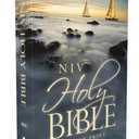 NIV, Holy Bible, Larger Print, Economy Edition, Paperback, Blue, Comfort Print