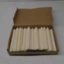 Reginary 36 Pieces Flameless Taper Candles 10 Inch Battery Operated LED Taper Flameless LED Candlesticks Flickering Window Candles for Christmas Home Wedding Decor(Ivory)